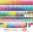 DTF Heat Transfer Colour Swatch